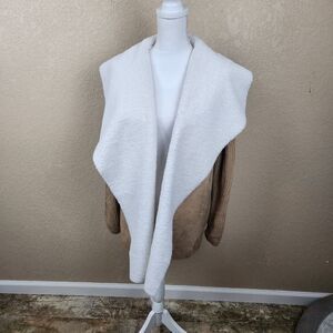 Sienna Sage Opened Faux Fur Sweater Size 2X (CL)